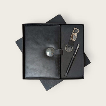 Branded Diary, Pen & Keychain Set – Ideal for Corporate or Event Gifting