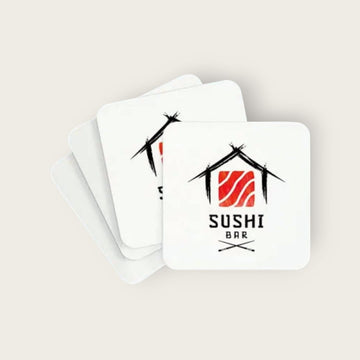 Customised Tea Coaster with Brand Logo & Design – Personalised Corporate & Home Gift 50pc MOQ
