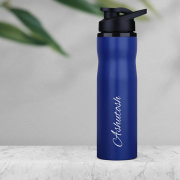 Customised Name Stainless Steel Water Bottle 750ml – Personalised Vacuum Flask