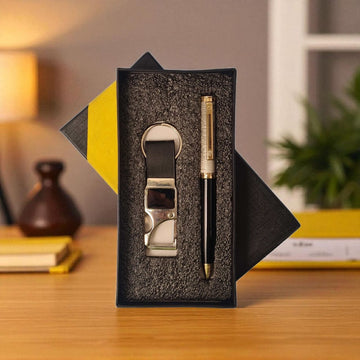 Engraved Metal Pen & Keychain Set – Perfect for Gifting & Branding