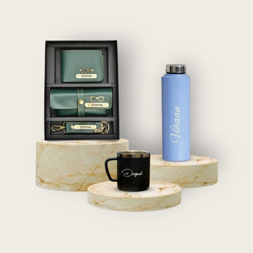 Name Customized Gift Combo – 5-in-1 Luxury Set (3 Colour Options)