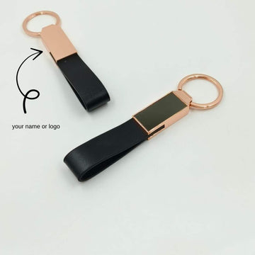 Personalized Belt Keychain – Custom Engraving & 4 Vibrant Colors