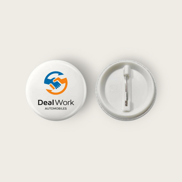 Custom Circle Badges – Medium Size with Logo or Unique Design