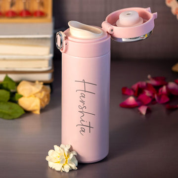 Name Printed Hot & Cold Water Bottle – BPA-Free & Stylish