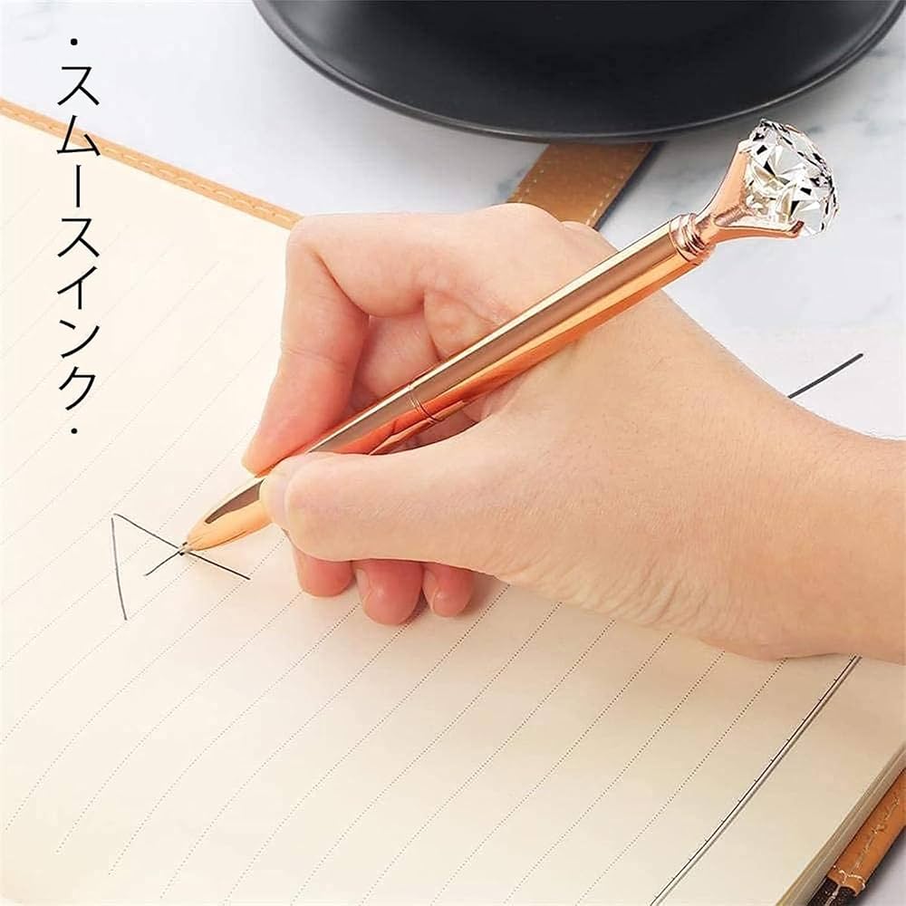 Customized Diamond Crown Pen – Luxury Gold Finish ✨