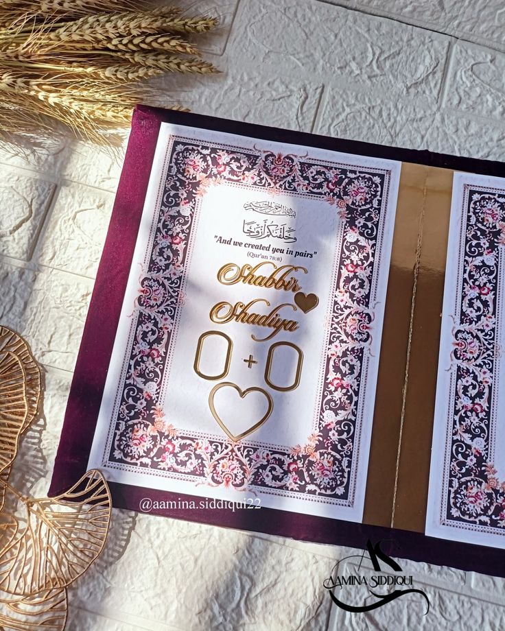 Celebrate Your Nikah in Style – Exclusive Acrylic Cut Booklets