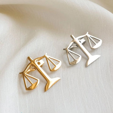 Advocate Justice Lapel Pin – Luxury Gold & Silver Finish with Packaging