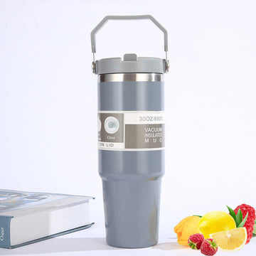 Evolluxi 890 ML Insulated Stainless Steel Tumbler with Straw – Leak-Proof, BPA-Free, Hot & Cold Travel Mug