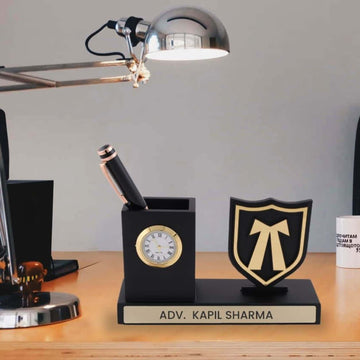 Luxury Custom Name Pen Stand for Advocate / Lawyers – Ideal for Gifting & Desk Decor