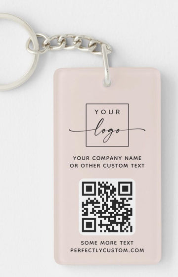 Custom Acrylic Barcode Keychain – Get More Google Reviews, Instantly