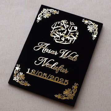 Handcrafted Nikah Nama – Name & Date Personalization