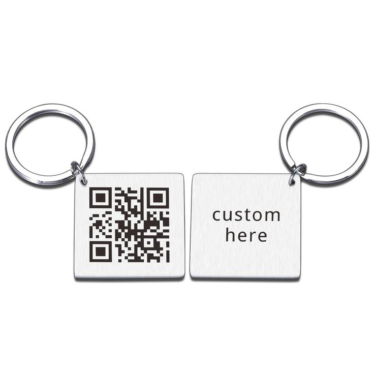 Custom Acrylic Barcode Keychain – Personalized with Your Song, Name, or Code