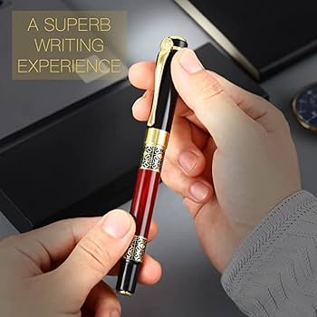 Personalized Gift Black Pens Set, Custom with Your Name or Message