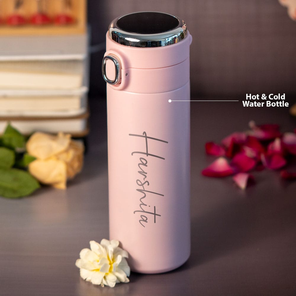 Name Printed Hot & Cold Water Bottle – BPA-Free & Stylish