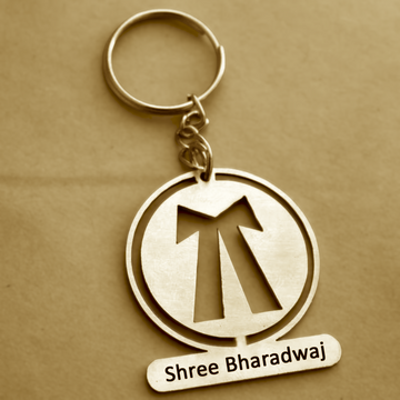 Personalized Stainless Steel Advocate Keychain – Custom Name Engraved
