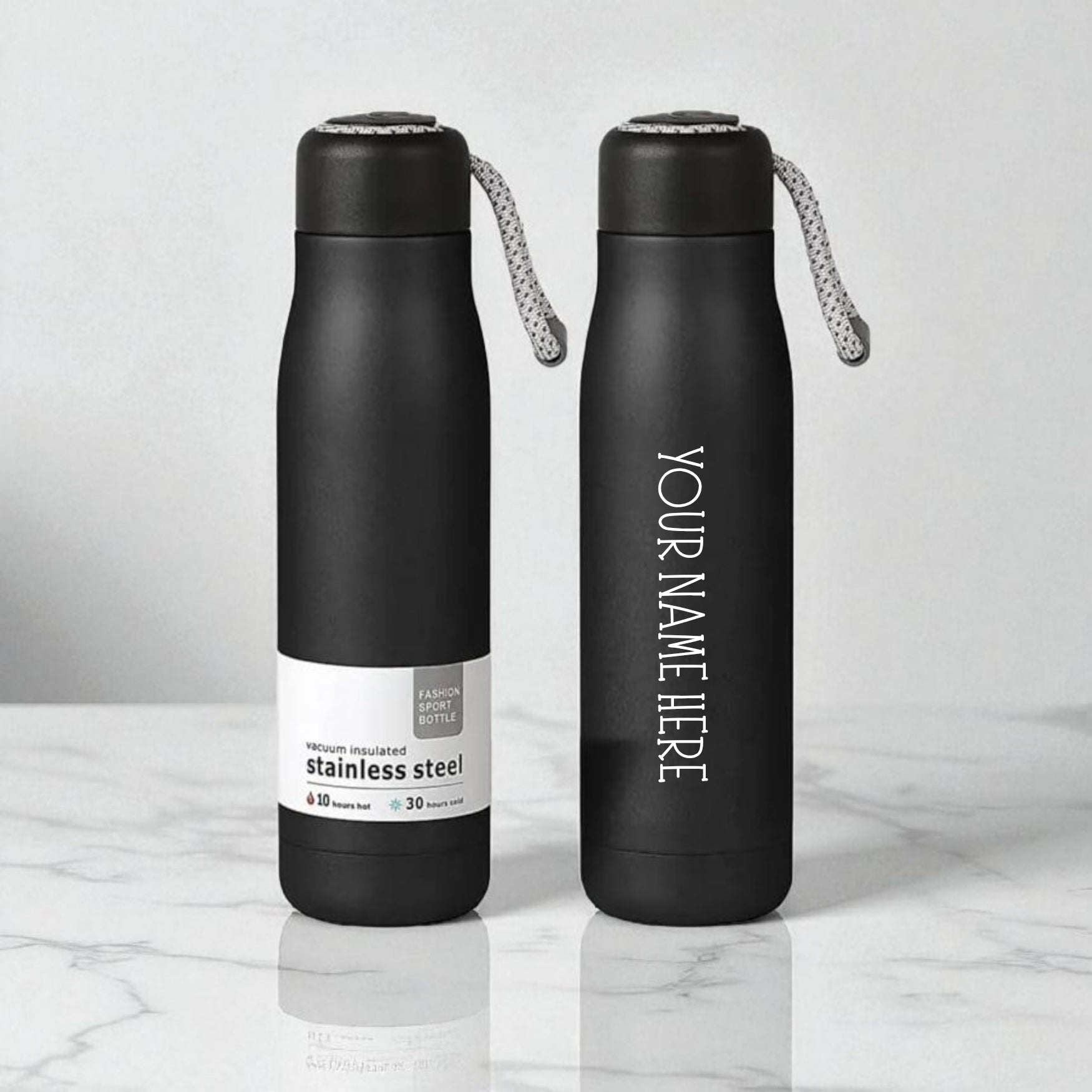 Vacuum insulated Stainless Steel Hot & Cold 
Rubber Coating Mate Finish 500 ML