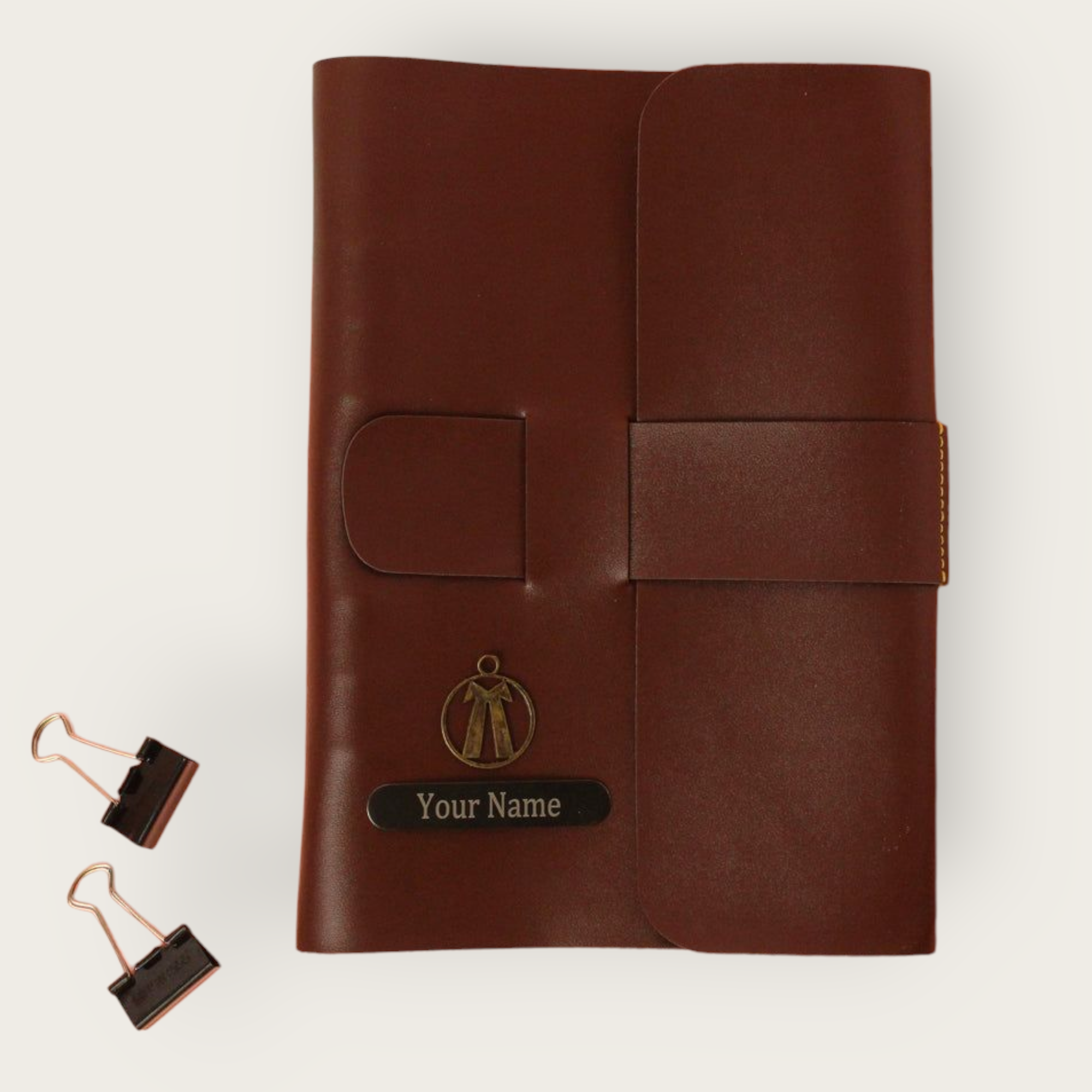 Luxury Leather Diary Organizer with Refillable Pages | Professional Planner